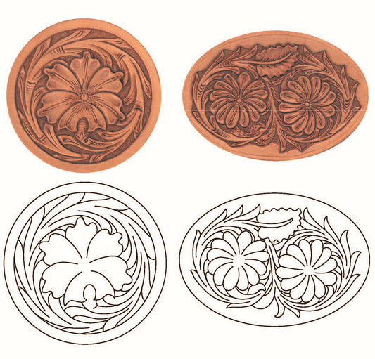 Coaster and Buckle Pattern by Chan Geer
