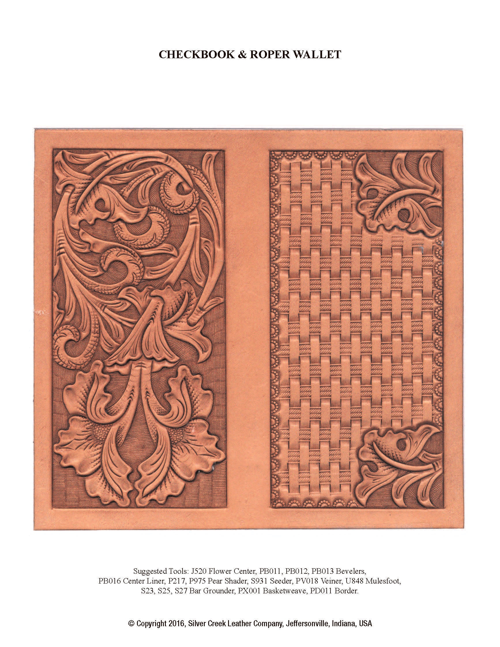 Sheridan Roper Wallet Pattern by Chan Geer